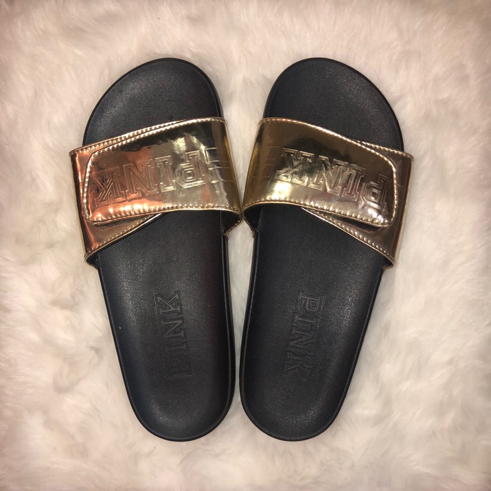 Gold Pink Slides